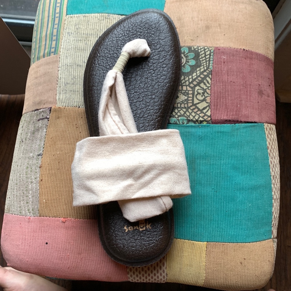 Sanuk Yoga Metallic Sling Sandals